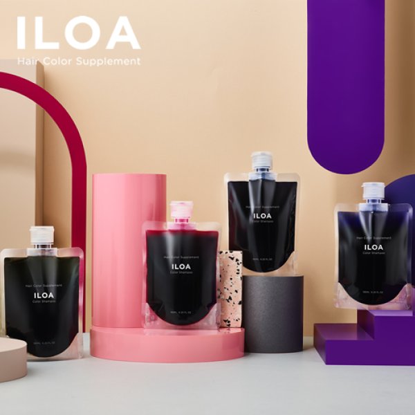 画像4: 【在庫限り大特価】*ILOA Hair Color Supplement イロア カラーシャンプー pink ピンク 185ml  (4)