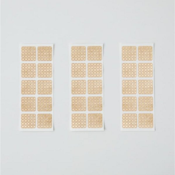 画像2: ufvボディステッカー 四角（星）タイプ 30枚入（10枚×3シート） (2)