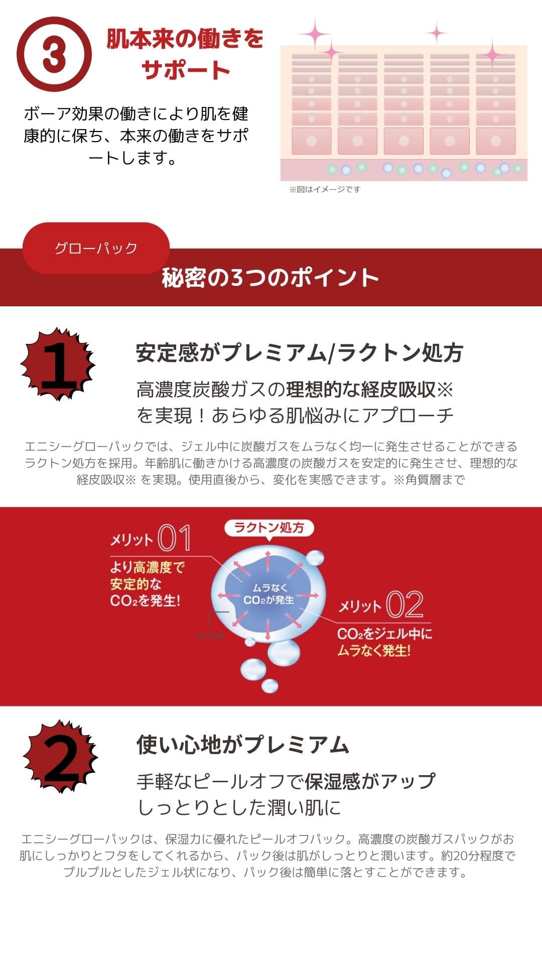 廃盤 エニシーグローパック ＜フェイシャル炭酸ジェルパック＞ 1