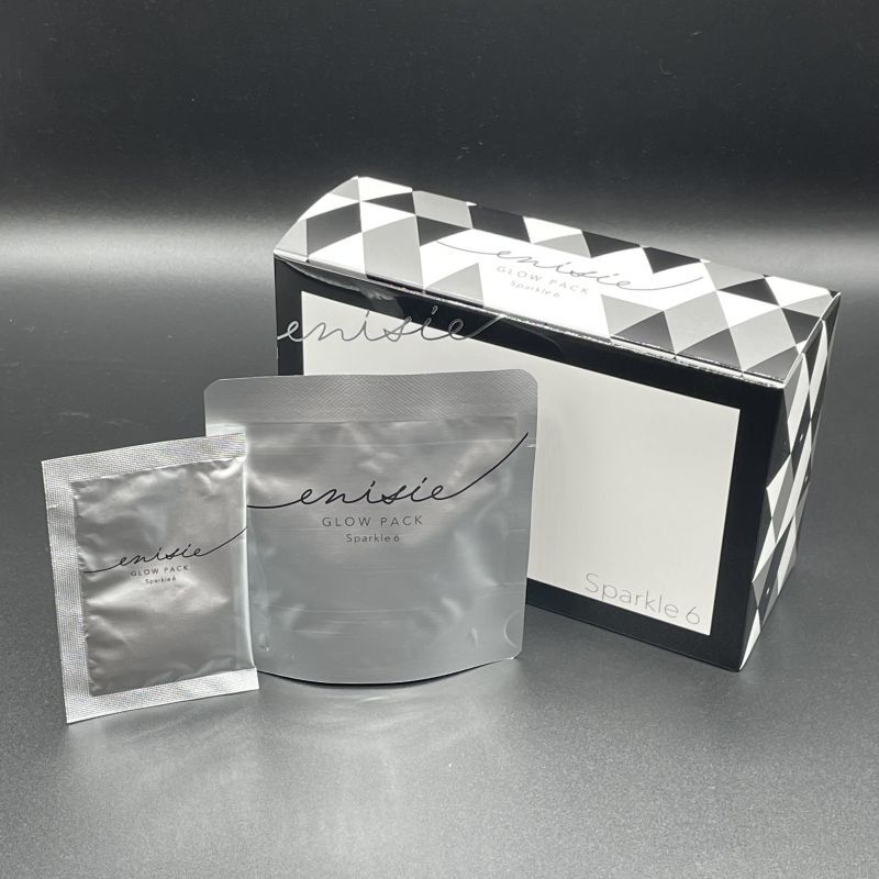 2箱「正規品」新品エニシーグローパック スパークル ブラック1箱6回分✖︎2 2箱「正規品」新品エニシーグローパック スパークル ブラック1箱6回分2